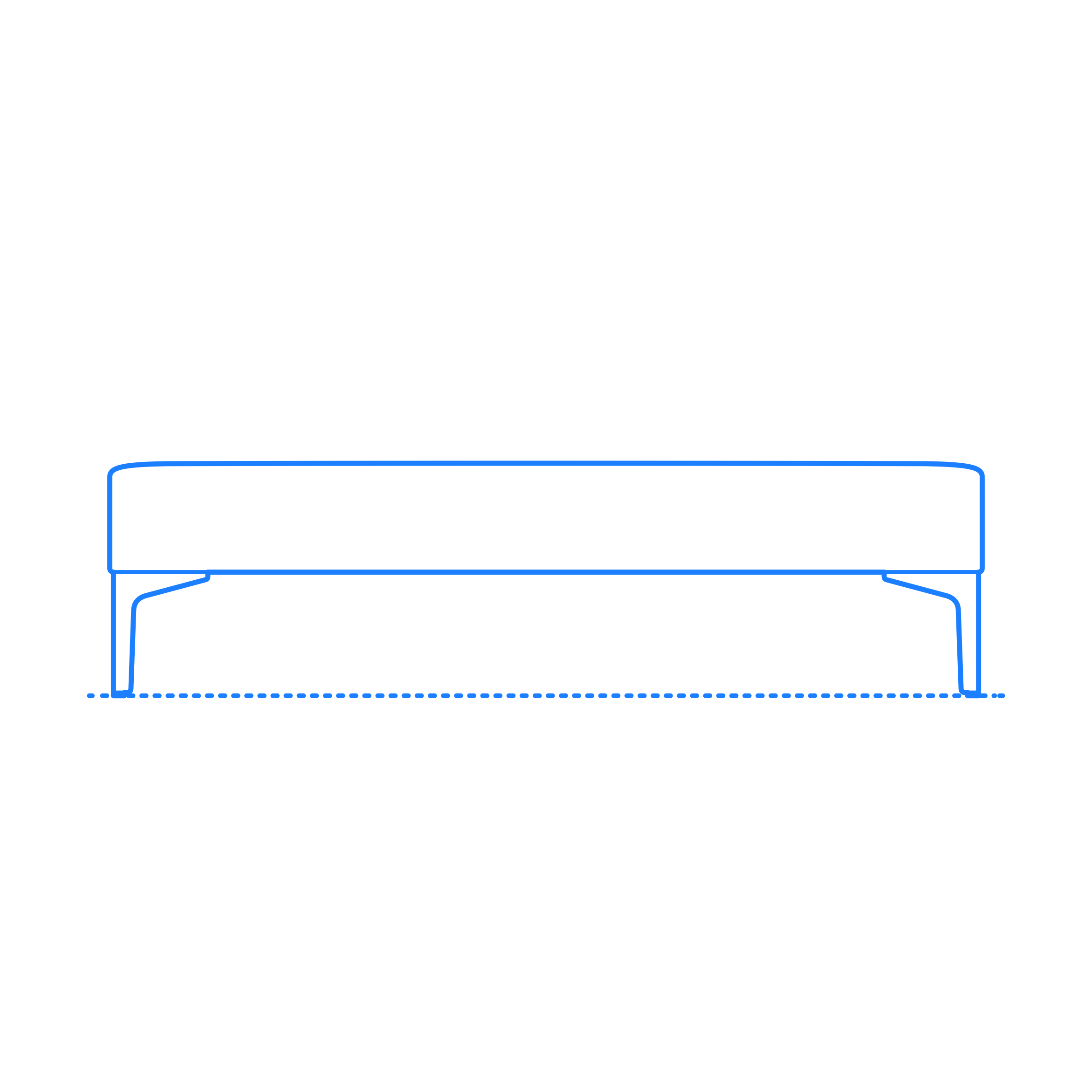 Furniture Benches Symbol Bench 3 Seat Svg Line Art Free Vectors